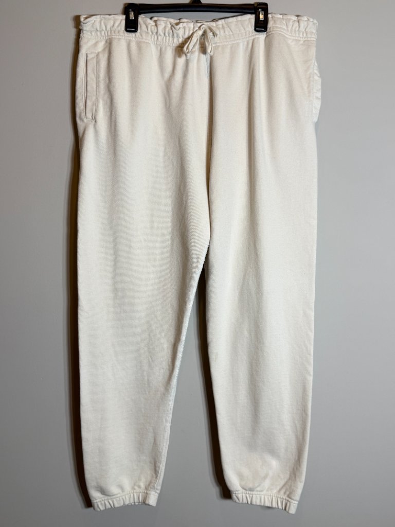 Cottonique Hypoallergenic French Terry Elasticized Jogger Sweatpants Mens Xl Tan — image 6 of 8